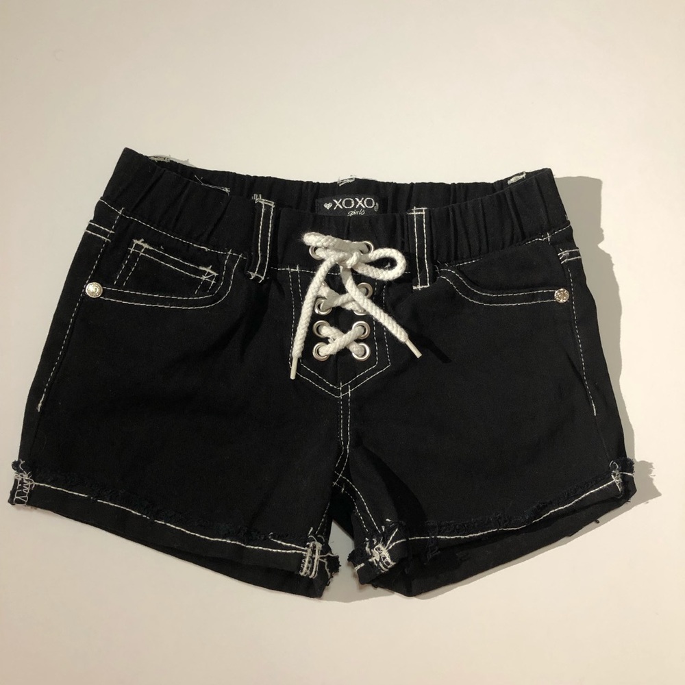 Girls 🖤 Black 🖤 XOXO Shorts • SIZE 8
